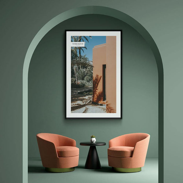 Walljar Palm Shadows