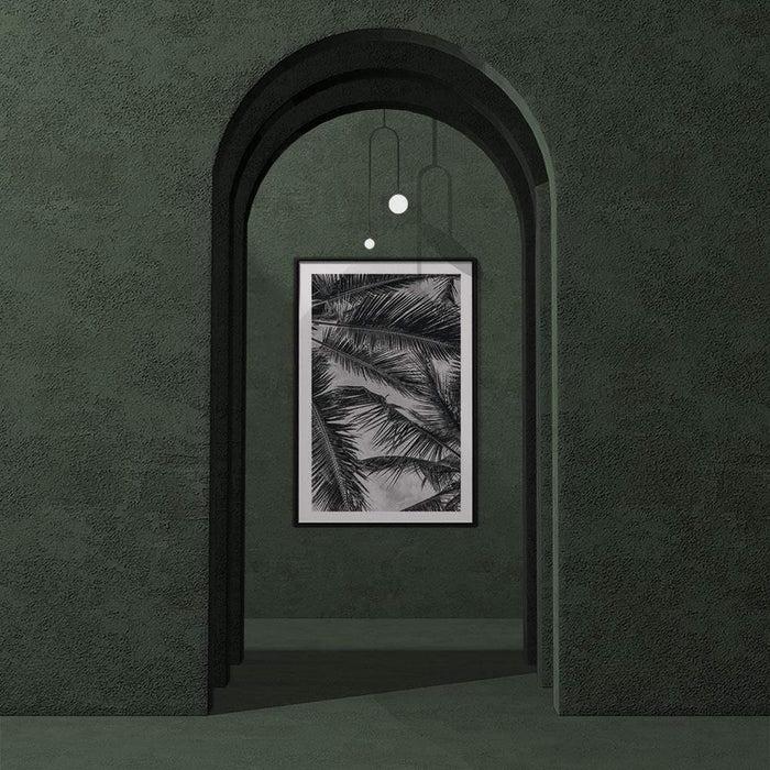 Walljar Palm Trees Close Up