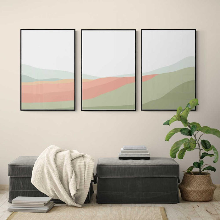 Walljar Pastel Landscape