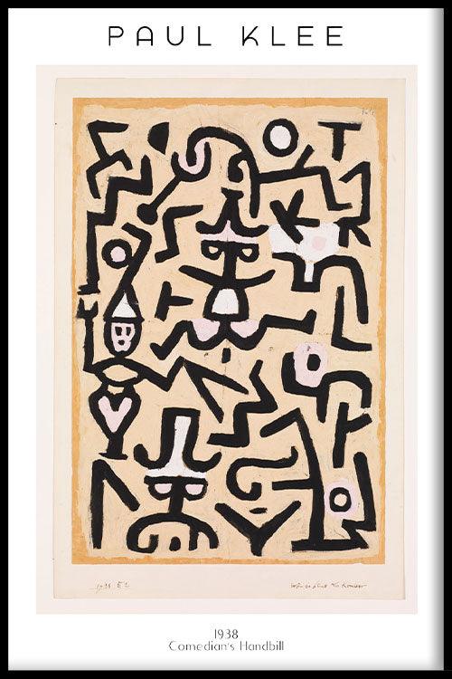 walljar Paul Klee - Comedians