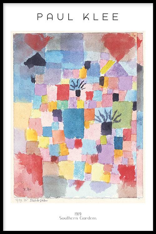 walljar Paul Klee - Southern Gardens