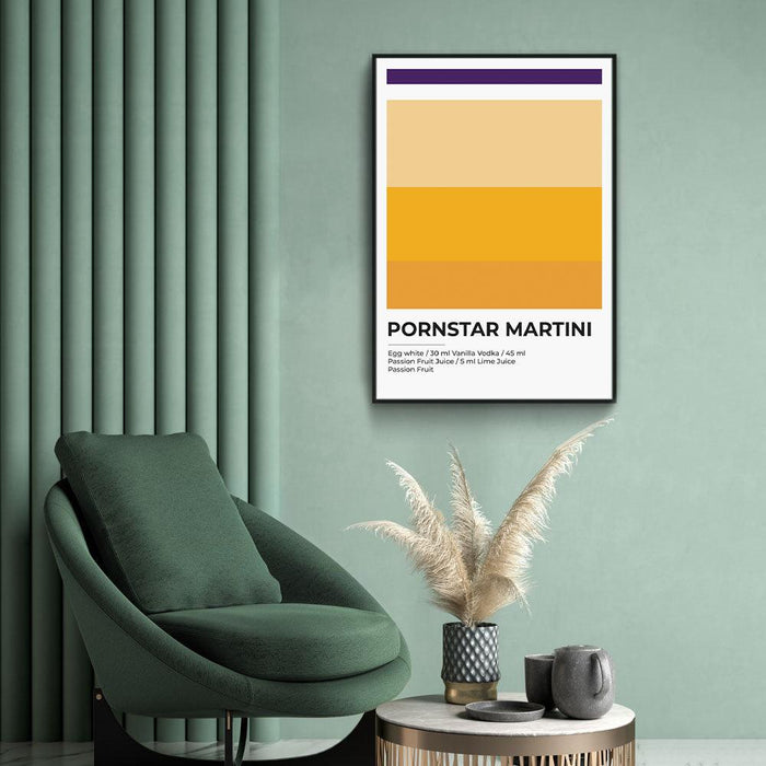 Walljar Pornstar Martini Abstract