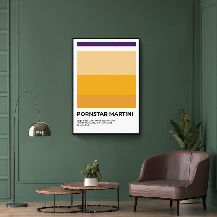 Walljar Pornstar Martini Abstract