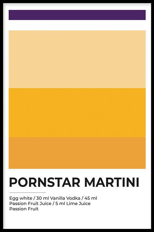 walljar Pornstar Martini Abstract