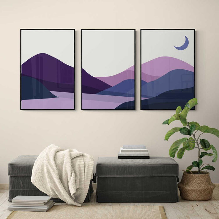 Walljar Purple Desert