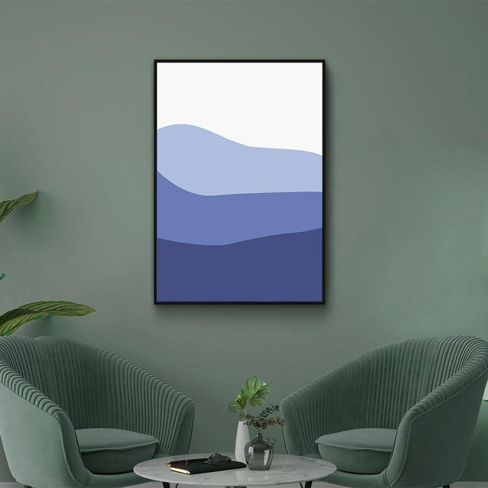 Walljar Purple Waves I