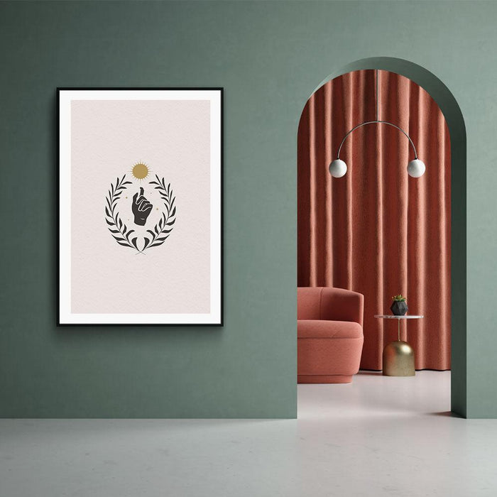 Walljar Reaching Sun