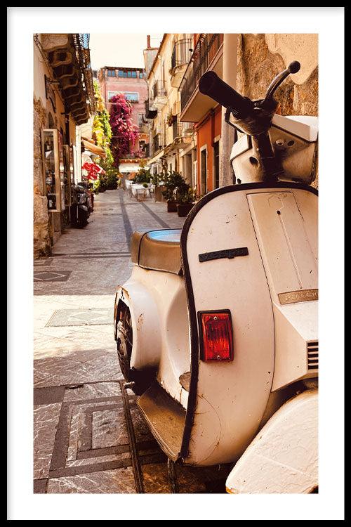 walljar Scooter Bianco II