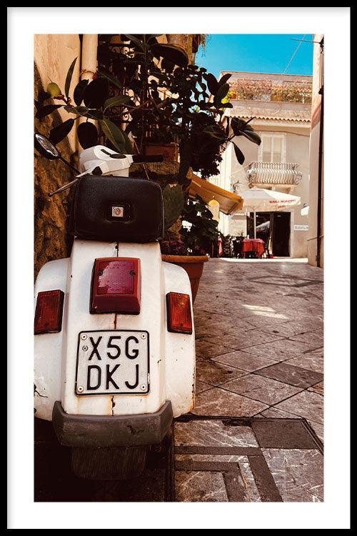 walljar Scooter Bianco