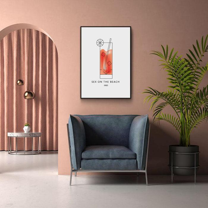 Walljar Sex On The Beach Cocktail