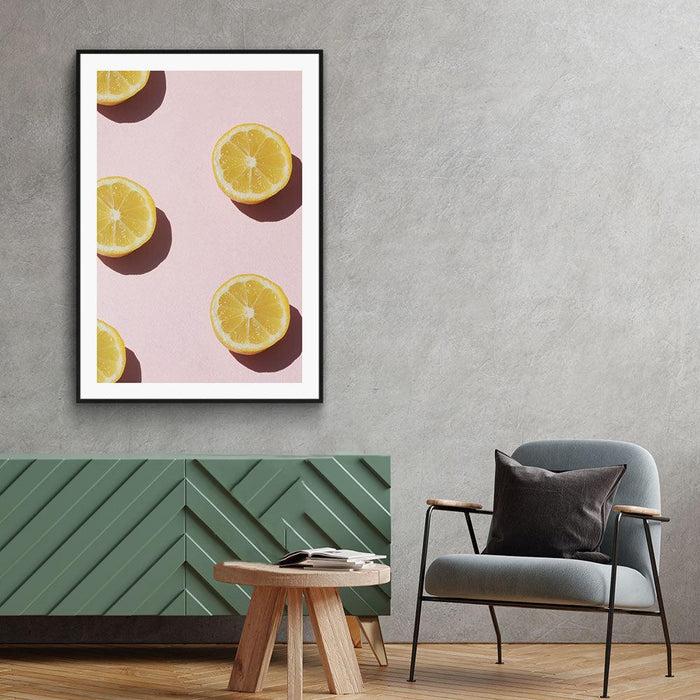 Walljar Sliced Lemons II