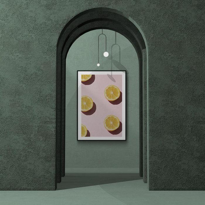 Walljar Sliced Lemons II