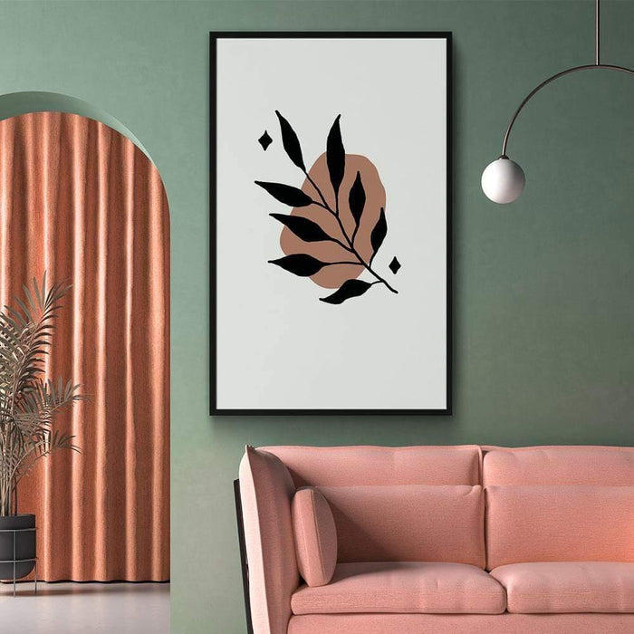 Walljar Sparkly Leaf Stamp