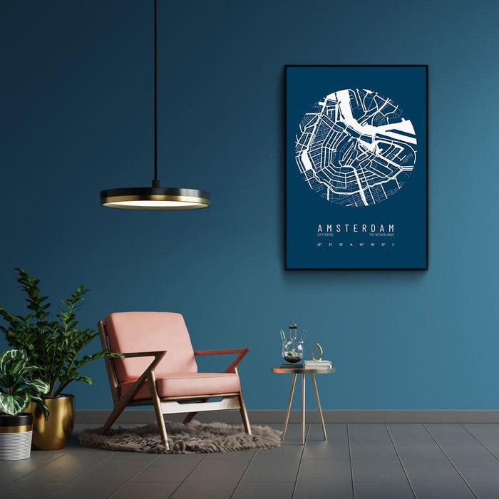 Walljar Stadskaart Amsterdam Centrum IV