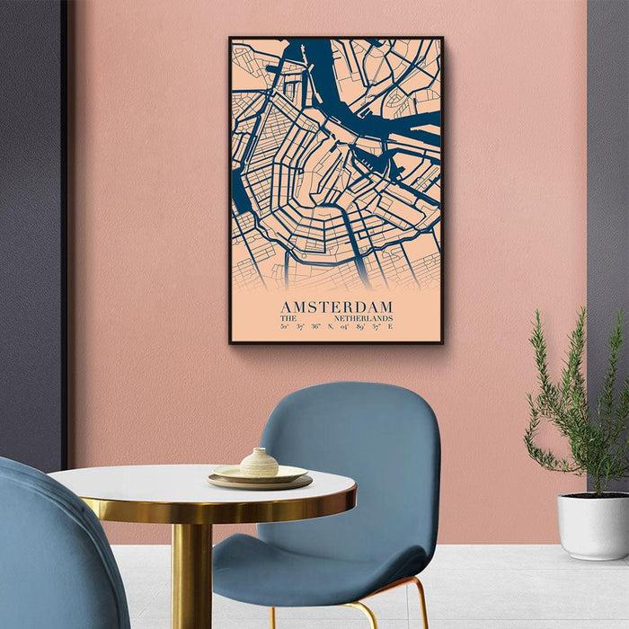 Walljar Stadskaart Amsterdam Centrum VI