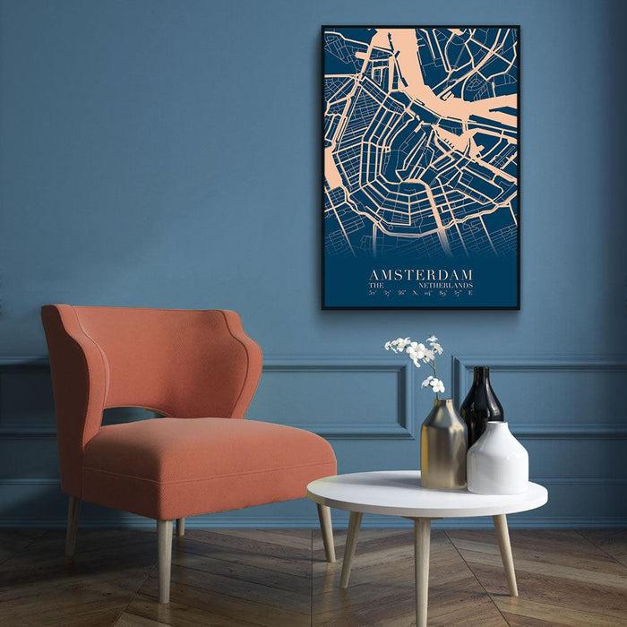 Walljar Stadskaart Amsterdam Centrum VI