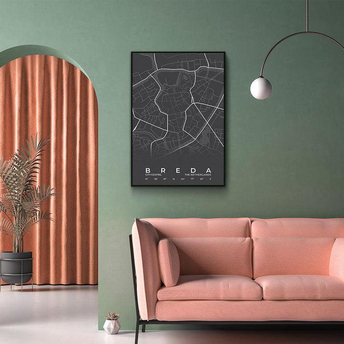 Walljar Stadskaart Breda Centrum
