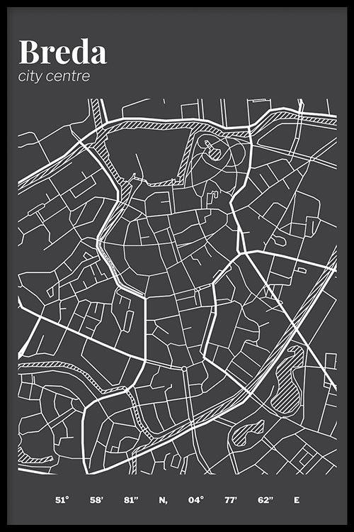 Walljar Stadskaart Breda Centrum III