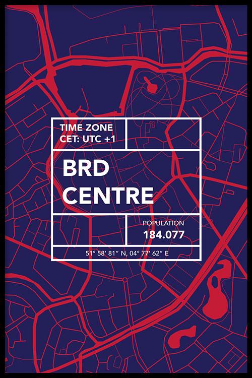 walljar Stadskaart Breda Centrum V