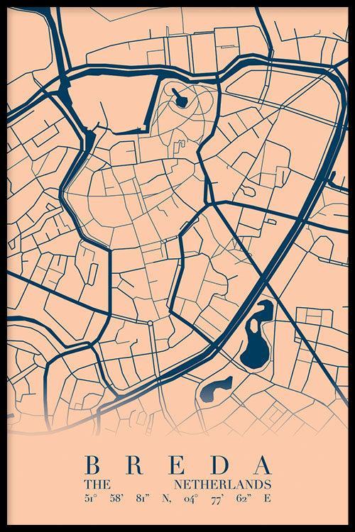 Walljar Stadskaart Breda Centrum VI