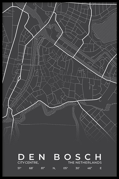 Walljar Stadskaart Den Bosch Centrum