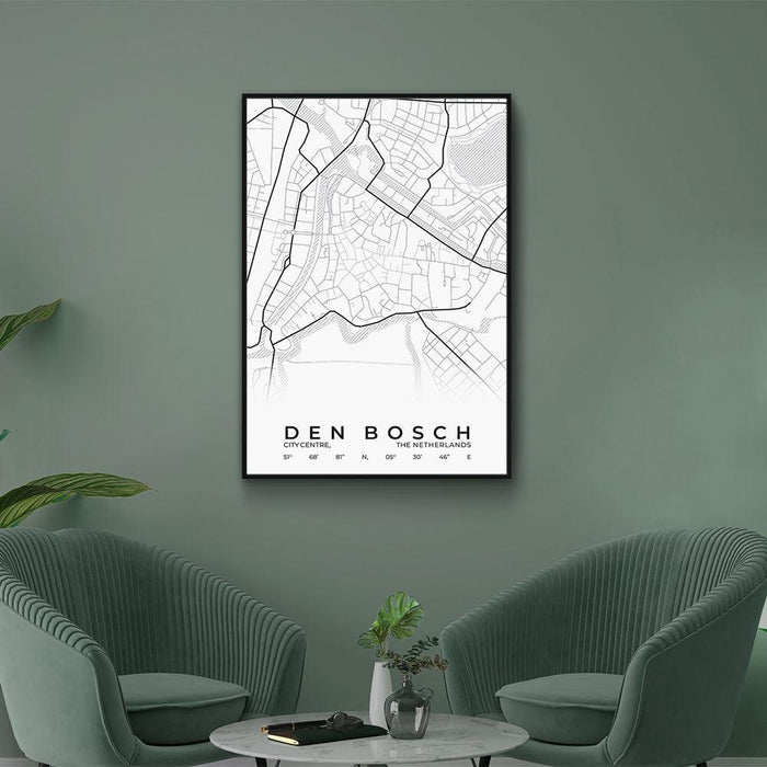 Walljar Stadskaart Den Bosch Centrum