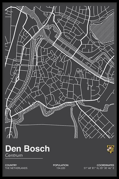 Walljar Stadskaart Den Bosch Centrum II