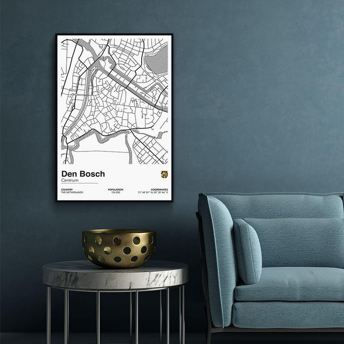 Walljar Stadskaart Den Bosch Centrum II