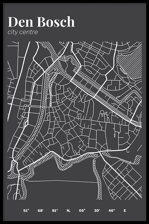 Walljar Stadskaart Den Bosch Centrum III