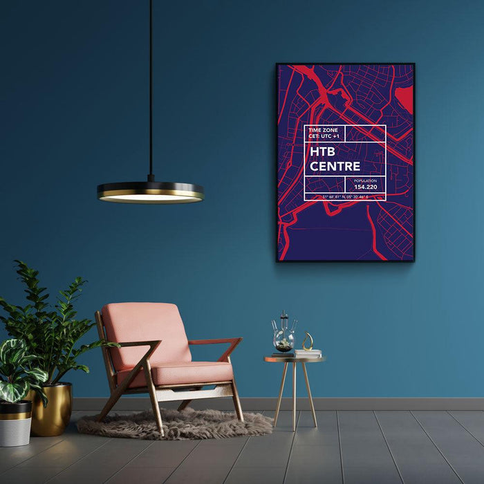 Walljar Stadskaart Den Bosch Centrum V