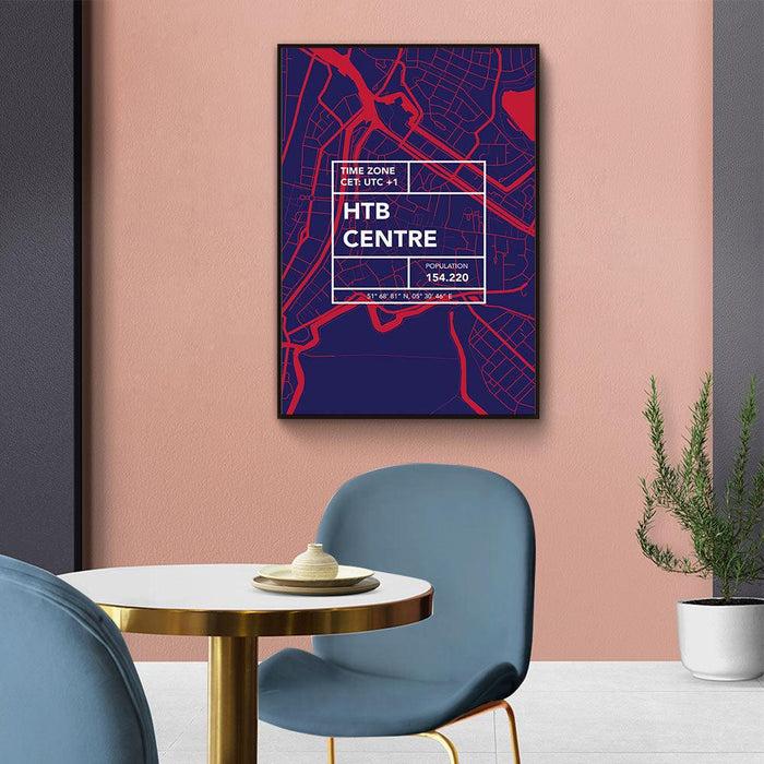 Walljar Stadskaart Den Bosch Centrum V