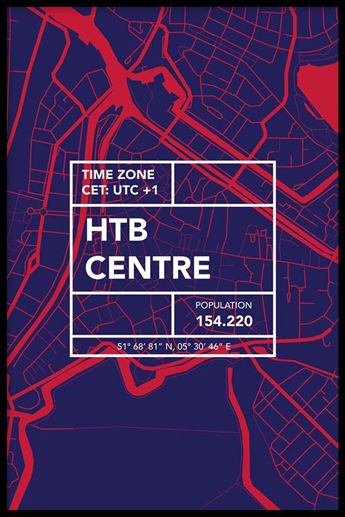 walljar Stadskaart Den Bosch Centrum V