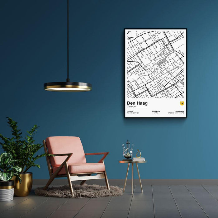 Walljar Stadskaart Den Haag Centrum II