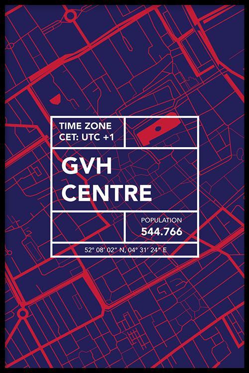 walljar Stadskaart Den Haag Centrum V