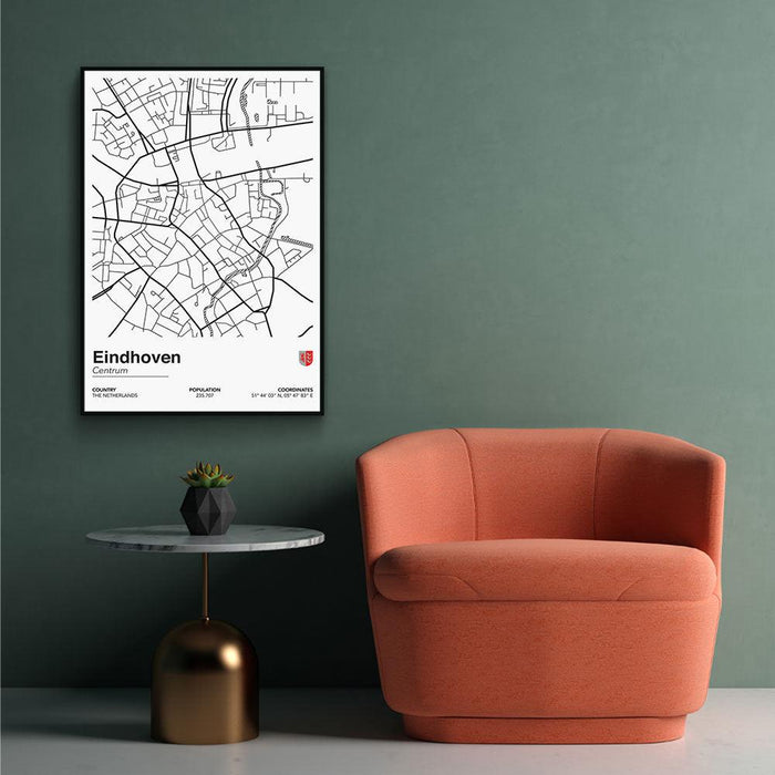 Walljar Stadskaart Eindhoven Centrum II