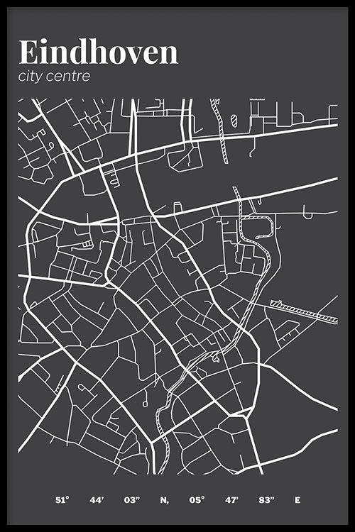 Walljar Stadskaart Eindhoven Centrum III