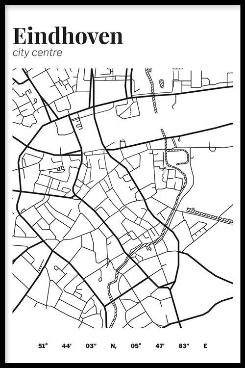 walljar Stadskaart Eindhoven Centrum III