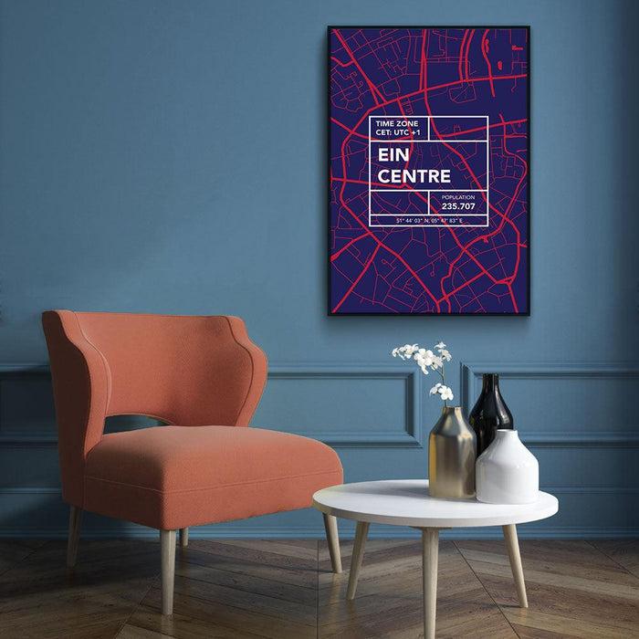 Walljar Stadskaart Eindhoven Centrum V