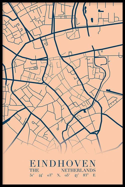 Walljar Stadskaart Eindhoven Centrum VI