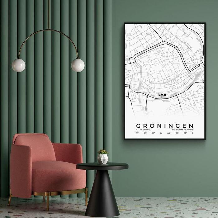 Walljar Stadskaart Groningen Centrum