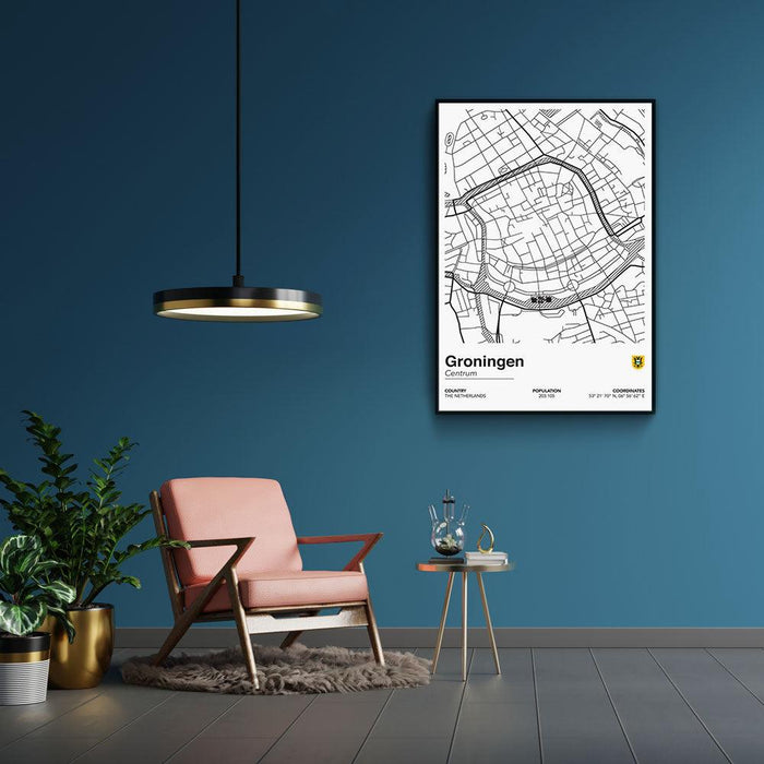 Walljar Stadskaart Groningen Centrum II