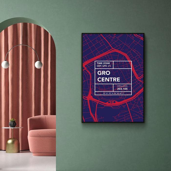 Walljar Stadskaart Groningen Centrum V