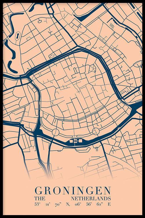 Walljar Stadskaart Groningen Centrum VI