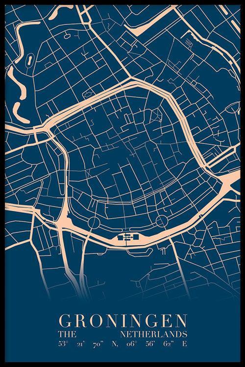 walljar Stadskaart Groningen Centrum VI