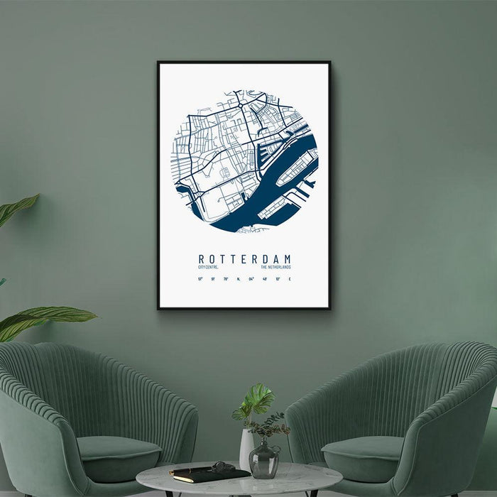 Walljar Stadskaart Rotterdam Centrum IV