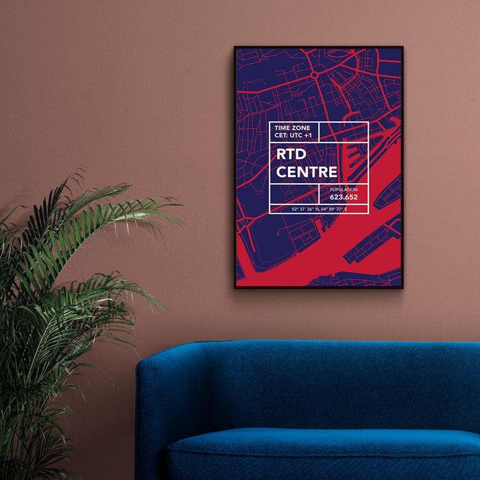 Walljar Stadskaart Rotterdam Centrum V