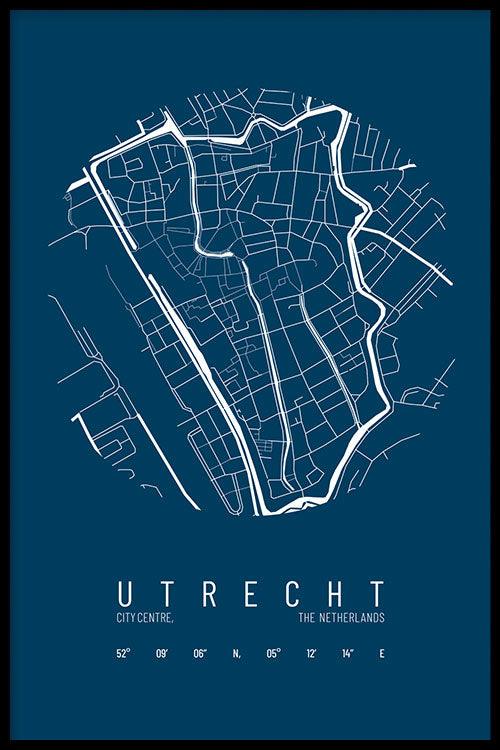 Walljar Stadskaart Utrecht Centrum IV