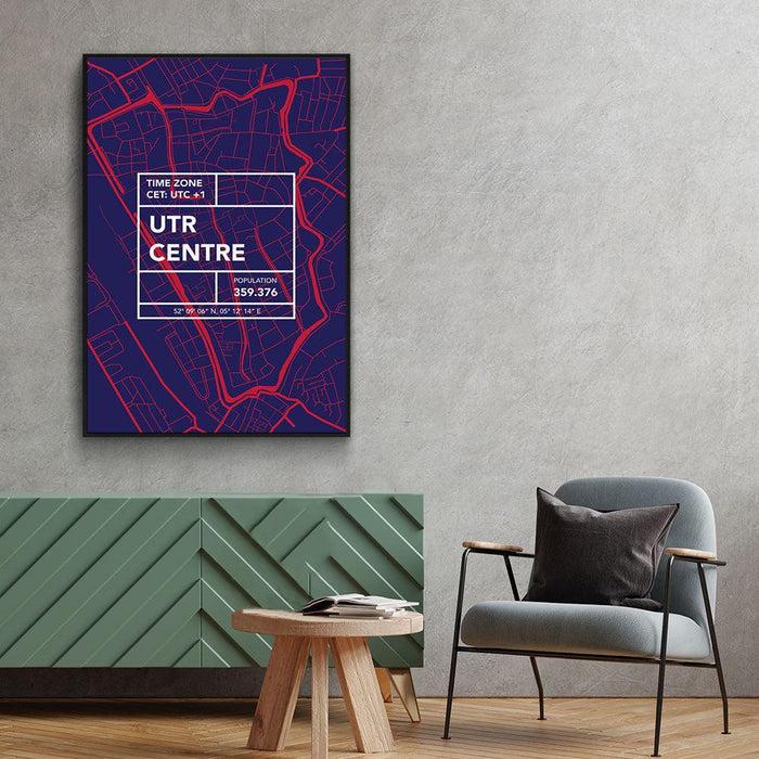 Walljar Stadskaart Utrecht Centrum V