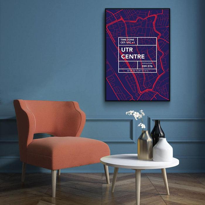 Walljar Stadskaart Utrecht Centrum V