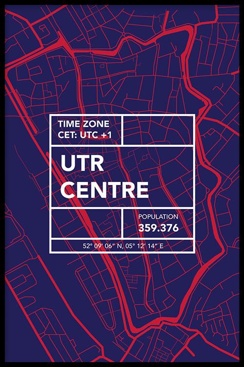 walljar Stadskaart Utrecht Centrum V